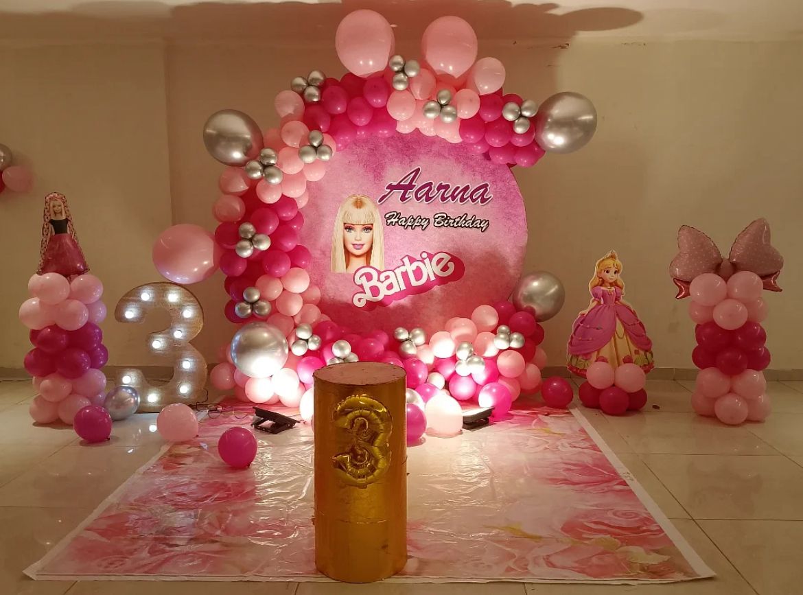 Barbie Theme Birthday Decoration
