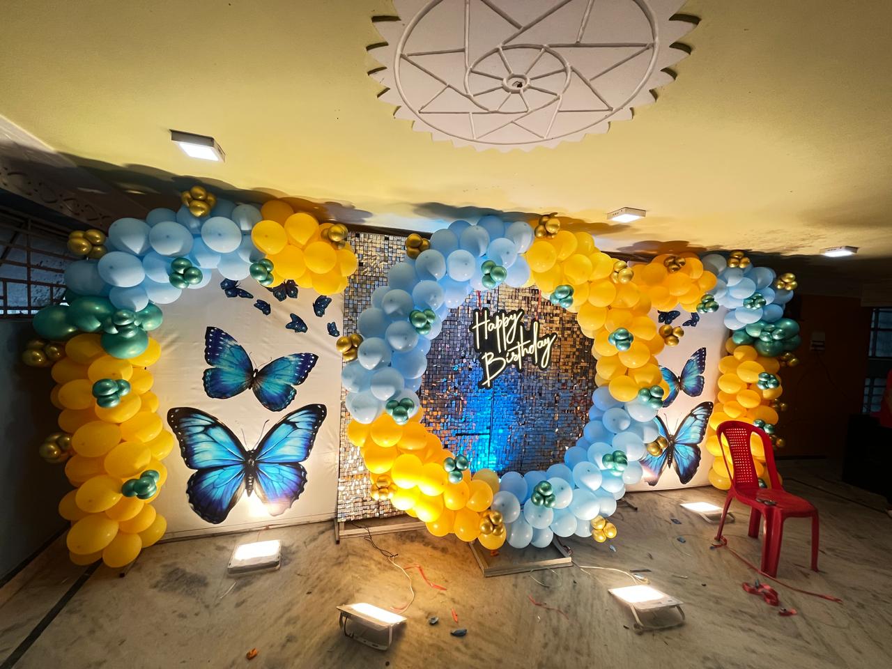 Butterfly Theme Birthday Decoration